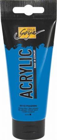 Akrylová barva "SOLO GOYA", Primary Blue, 100 ml v tubě, KREUL