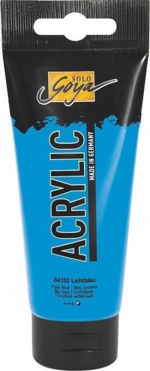 Akrylová barva "SOLO GOYA", Light Blue, 100 ml v tubě, KREUL