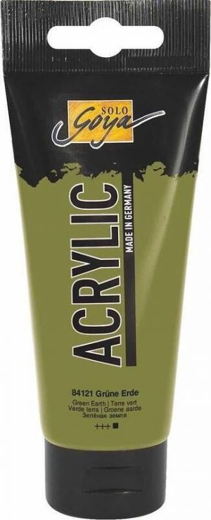 Akrylová barva "SOLO GOYA", Green Earth, 100 ml v tubě, KREUL