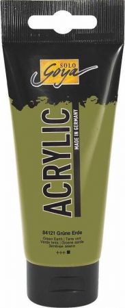 Akrylová barva "SOLO GOYA", Green Earth, 100 ml v tubě, KREUL