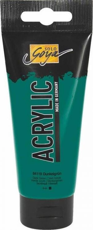 Akrylová barva "SOLO GOYA", Dark Green, 100 ml v tubě, KREUL