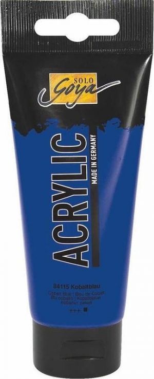 Akrylová barva "SOLO GOYA", Cobalt Blue, 100 ml v tubě, KREUL