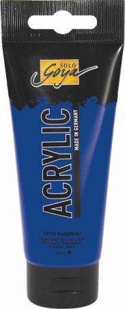 Akrylová barva "SOLO GOYA", Cobalt Blue, 100 ml v tubě, KREUL