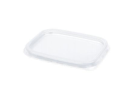 Víčko na hranaté misky, transparentní, PP, 500 - 750 ml, 100 ks, SM-CS-10762