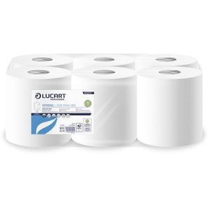 Papírové ručníky "Strong L-One Maxi 450", sněhově bílá, 2-vrstvé, 6 rolí, LUCART 852275U