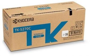 TK5270C Toner pro ECOSYS M6230cidn, P6230cdn tiskárny, azurová, 6 tis. stran, KYOCERA