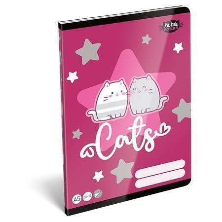 Sešit "Kit tok Stars Purrfect", 20-32, A5, čistý, 32 listů, LIZZYSULI 7500172002