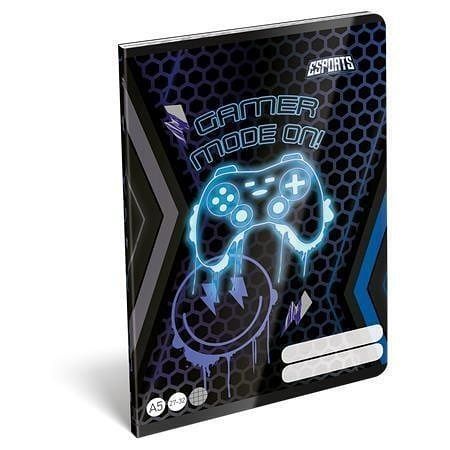 Sešit "Esport Gamer on duty", 27-32, A5, čtverečkovaný, 32 listů, LIZZYSULI 7500171008