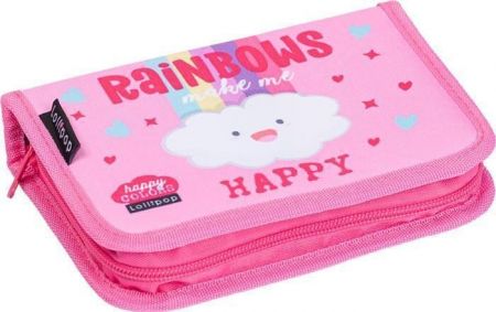 Penál "Lollipop Rainbow", 2 klopy, na zip, LIZZYSULI 7210046001