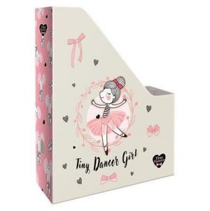 Stojan na časopisy "Tiny Dancer, Lovely Ballerina", 90 mm, karton, A4, LIZZYSULI 747021800