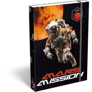 Desky s gumičkou "Mars Mission", 44 mm, karton, A4, LIZZYSULI 7470216006