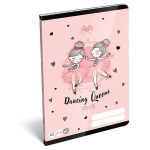 Sešit "Tiny Dancer, Lovely Ballerina", 20-32, A5, čistý, 32 listů, LIZZYSULI 7500172003