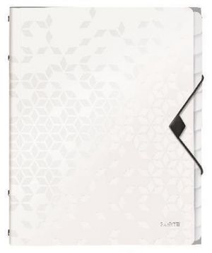 Třídicí kniha "Wow", bílá, 12 částí, A4, LEITZ 46340001