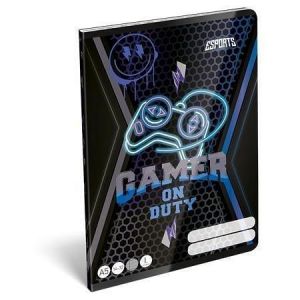 Sešit "Esport Gamer on duty", 14-32, A5, linkovaný, 32 listů, 1. třída, LIZZYSULI 75001670