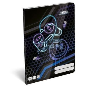 Sešit "Esport Gamer on duty", 20-32, A5, čistý, 32 listů, LIZZYSULI 7500172008