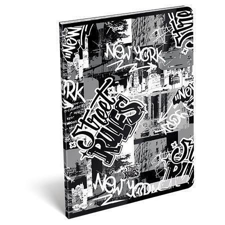 Sešit "Street Rules", A4, čistý, 32 listů, LIZZYSULI 7500166004