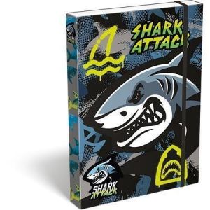 Desky s gumičkou "Shark Attack", 44 mm, karton, A4, LIZZYSULI 7470216007