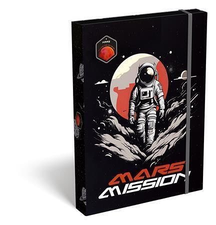 Desky s gumičkou "Mars Mission", 35 mm, karton, A5, LIZZYSULI 7470217006