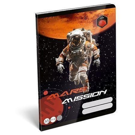 Sešit "Mars Mission", 27-32, A5, čtverečkovaný, 32 listů, LIZZYSULI 7500171006