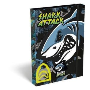 Desky s gumičkou "Shark Attack", 35 mm, karton, A5, LIZZYSULI 7470217007