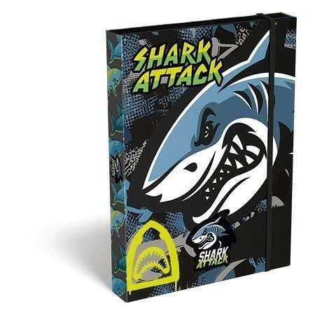 Desky s gumičkou "Shark Attack", 35 mm, karton, A5, LIZZYSULI 7470217007