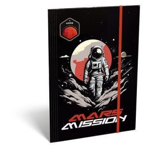 Desky s gumičkou "Mars Mission", karton, A4, LIZZYSULI 7460148006