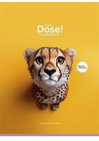 Sešit "Daily Dose", mix motivů, A4, linkovaný, 80 listů, SHKOLYARYK A4-080-5248L