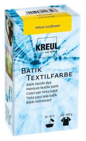 Barva na batikování JAVANA, Yellow Sunflower, 70g, KREUL