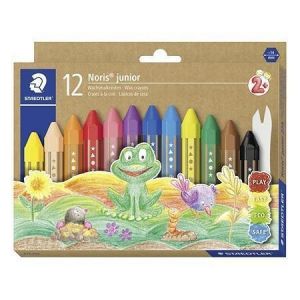 Voskovky "Noris Junior", 12 barev, jumbo, STAEDTLER 224 C12
