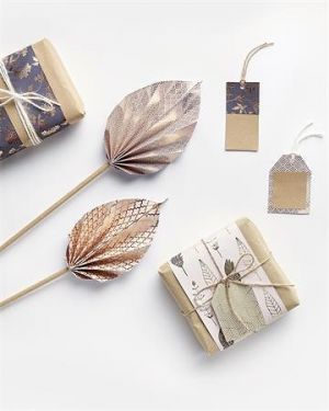 Designový papír "HOT FOIL“, 12 různých motivů, A4, 165 g, 12 listů, FOLIA 11549 - 12 kusů