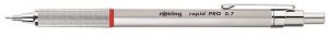 Mechanická tužka "Rapid Pro", stříbrná, 0,7 mm, ROTRING
