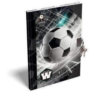 Deník/památník se zámkem "Top League", A5, čistý, 60 listů, LIZZYSULI 7490225003