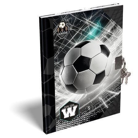 Deník/památník se zámkem "Top League", A5, čistý, 60 listů, LIZZYSULI 7490225003