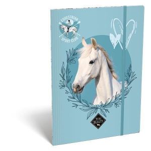 Desky s gumičkou "Wild Beauty, Sport Club", karton, A4, LIZZYSULI 7460148004