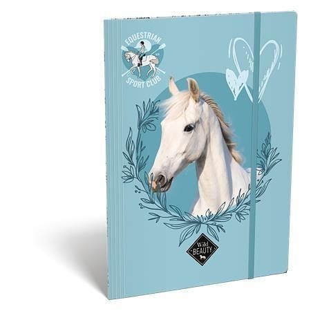 Desky s gumičkou "Wild Beauty, Sport Club", karton, A4, LIZZYSULI 7460148004