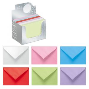 ARGUS Obálka MINI barevná, 110 x 77 mm, MIX 120 ks 10895001