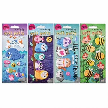 ARGUS Dětské samolepky Soft Puffy- MIX 26018001