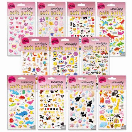 ARGUS Dětské samolepky Soft Puffy - MIX 26058001