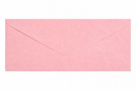 Obálka DL 11,2x21,9 cm metaická s ražbou metalická růžová 1ks