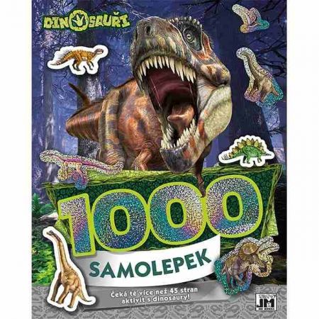 1000 samolepek s aktivitami Dinosauři