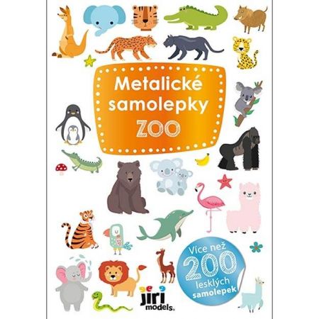 Metalické samolepky Zoo