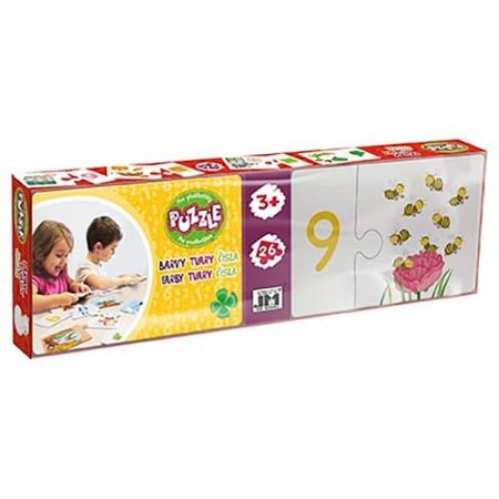 Puzzle pro předškoláky Čísla, barvy, tvary