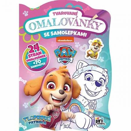 Tvarované omalovánky Tlapková patrola