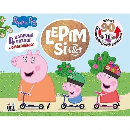 Lepím si znovu a znovu Prasátko Peppa