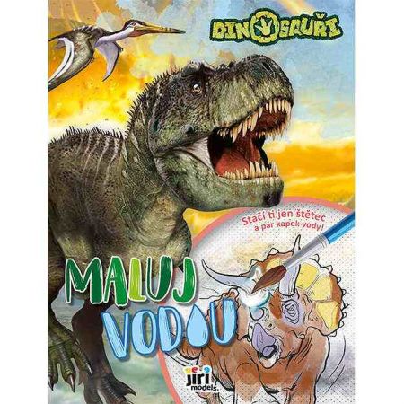 Maluj vodou A4 Dinosauři