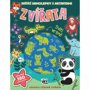 Svítící samolepky s aktivitami Zvířata