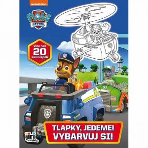 Vybarvuj si! Tlapková patrola Tlapky, jedeme!