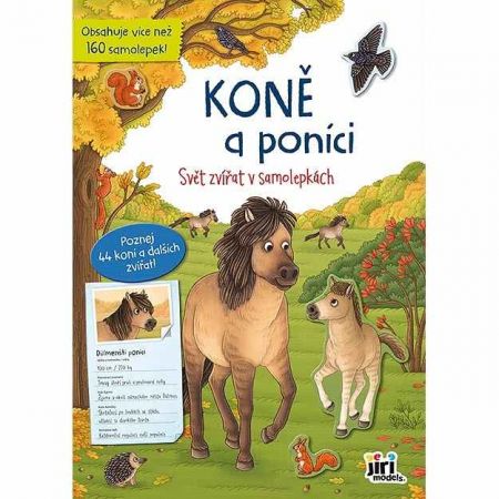 Svět zvířat v samolepkách Koně a poníci