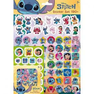 Samolepkový set 190+ Lilo &amp; Stitch