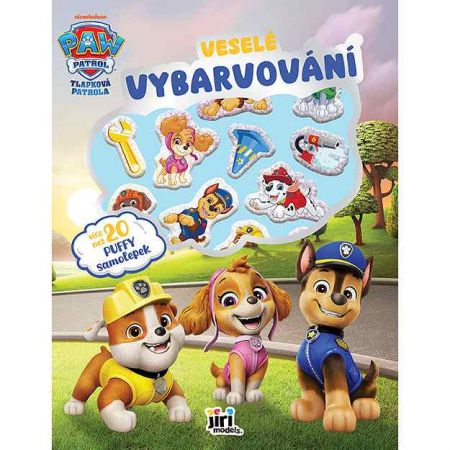 Veselé vybarvování se super samolepkami Tlapková patrola
